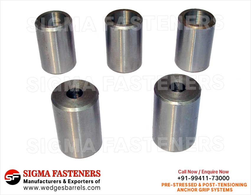 Anchor Wedge Barrels Manufacturers exporters in India Anchor Wedges Anchor Barrels Anchor Heads Wire Rope Grip Systems Suppleirs in India Ludhiana