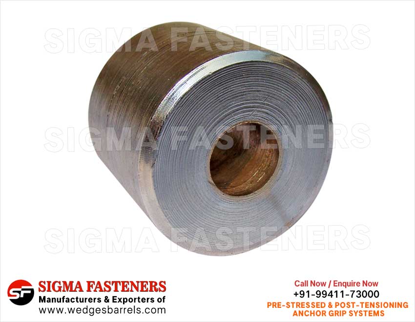 Anchor Wedge Barrels Manufacturers exporters in India Anchor Wedges Anchor Barrels Anchor Heads Wire Rope Grip Systems Suppleirs in India Ludhiana