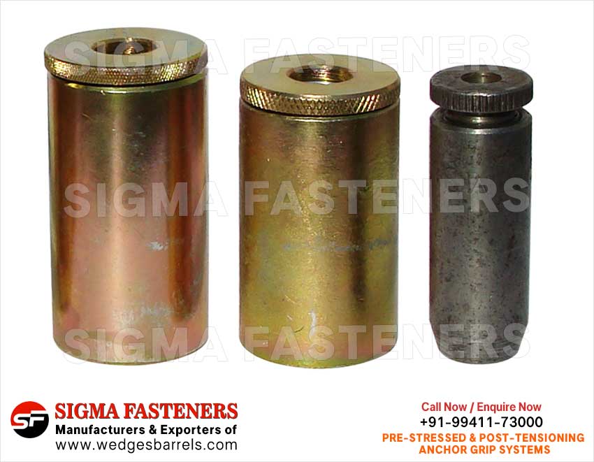 Wedge Enclosed Couplers Manufacturers exporters in India Anchor Wedges Anchor Barrels Anchor Heads Wire Rope Grip Systems Suppleirs in India Ludhiana